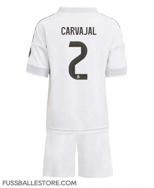 Günstige Real Madrid Daniel Carvajal #2 Heimtrikotsatz Kinder 2025-26 Kurzarm (+ Kurze Hosen) Günstige Real Madrid Daniel Carvajal #2 Heimtrikotsatz Kinder 2025-26 Kurzarm (+ Kurze Hosen)